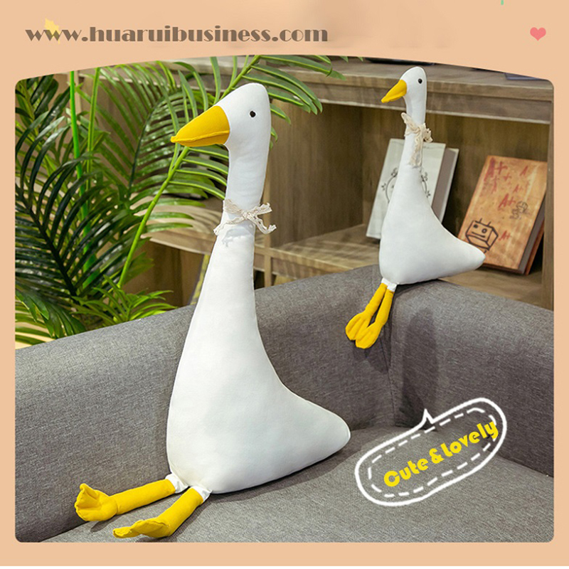 Canvas white goose toy/Plüsch doll/home furniture article